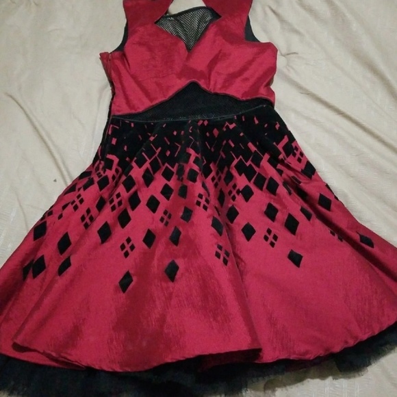 SOLD Harley Quinn Dress ❤❤ - Picture 3 of 4